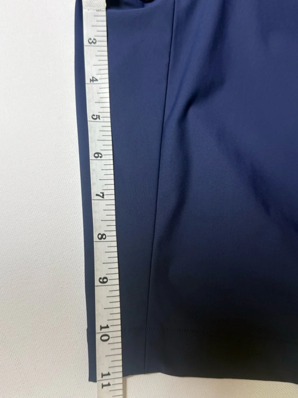 SPANX Navy Tailored Performance Shorts | Size M Stretch‎ Golf Athleisure Comfort